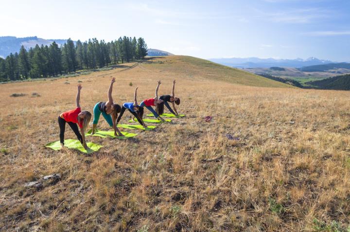 Yoga in Montana healing powers of nature